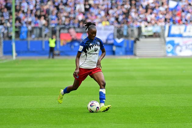 Fußball I Frauen I Saison 2025-2026 I Bundesliga I 26. Spieltag I Hamburger SV - FC Bayern München I 17.05.2026 Freisteller, Einzelbild, Einzelfoto, Körper: Magou Doucoure (2, Hamburger SV) Hamburg Volksparkstadion Hamburg Deutschland Copyright: xLobeca WolfxGebhardtx