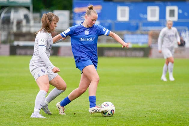17.05.2026, Hänsch-Arena, Meppen, GER, Fußball, 2. Bundesliga, Frauen: SV Meppen vs VfL Bochum, Lilly Bartke (SV Meppen 24) DFL REGULATIONS PROHIBIT ANY USE OF PHOTOGRAPHS AS IMAGE SEQUENCES AND OR QUASI-VIDEO. Meppen Niedersachsen Deutschland Hänsch-Arena