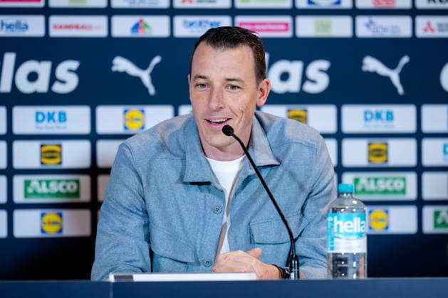 Dortmund 17.05.2026, Handball, Herren, Länderspiel, Deutschland Dänemark Dominik Klein eine der Botschafterin für die Handball-WM 2026 in Deutschland bei der Vorstellung vor dem Länderspiel