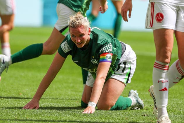 VfL vs. Nürnberg, BL Frauen Wolfsburg, 17.05.2026, Fußball, Frauen, Google Pixel Bundesliga, Saison 2025 2026, VfL Wolfsburg vs 1. FC Nürnberg: Alexandra Popp (VfL Wolfsburg) AOK Stadion Niedersachsen Deutschland