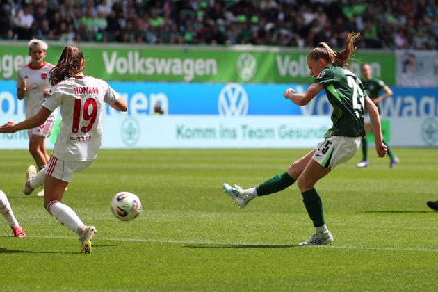 VfL vs. Nürnberg, BL Frauen Wolfsburg, 17.05.2026, Fußball, Frauen, Google Pixel Bundesliga, Saison 2025 2026, VfL Wolfsburg vs 1. FC Nürnberg: Vievien Endemann (VfL Wolfsburg) AOK Stadion Niedersachsen Deutschland