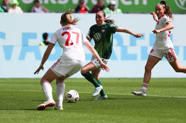 VfL vs. Nürnberg, BL Frauen Wolfsburg, 17.05.2026, Fußball, Frauen, Google Pixel Bundesliga, Saison 2025 2026, VfL Wolfsburg vs 1. FC Nürnberg: Smilla Vallotto (VfL Wolfsburg) AOK Stadion Niedersachsen Deutschland