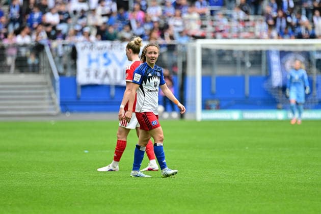 Fußball I Frauen I Saison 2025-2026 I Bundesliga I 26. Spieltag I Hamburger SV - FC Bayern München I 17.05.2026 Freisteller, Einzelbild, Einzelfoto, Körper: Melanie Brunnthaler (11, Hamburger SV) Hamburg Volksparkstadion Hamburg Deutschland Copyright: xLobeca WolfxGebhardtx