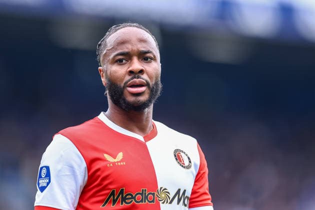 2026-05-17 PEC Zwolle v Feyenoord - Dutch Eredivisie ZWOLLE, NETHERLANDS - MAY 17: Raheem Sterling of Feyenoord looks on during the Dutch Eredivisie match between PEC Zwolle and Feyenoord at MAC3Park on May 17, 2026 in Zwolle, Netherlands. Zwolle MAC3Park Netherlands Content not available for redistribution in The Netherlands directly or indirectly through any third parties. Copyright: xPieterxvanxderxWoudex