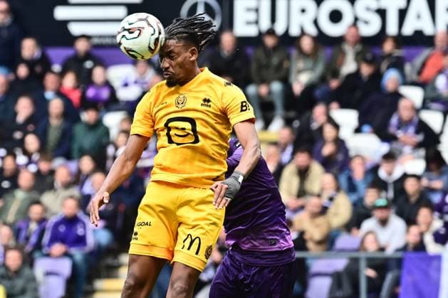 RSC Anderlecht v KV Mechelen - Jupiler Pro League Champions Play-Off ANDERLECHT, BELGIUM - MAY 17 : Halhal Redouane defender of KV Mechelen in action during the Jupiler Pro League Champions Play-Off match between RSC Anderlecht and KV Mechelen on May 17, 2026 in Anderlecht, Belgium, 17 05 2026 Anderlecht Belgium  Copyright: xPeterxDexVoechtx