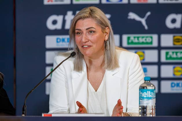 17.05.2026, xkwix, Handball, Länderspiel, Deutschland - Dänemark , Lanxess-Arena in Köln: Anja Althaus ehemalige Handballerin wird Botschafterin der Handball Weltmeisterschaft 2027 Photo: xKamilxWilkowskixPressefotoKochx Nordrhein-Westfalen Deutschland