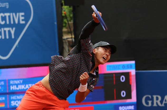 Bitpanda Hamburg Open, ATP, Tennis Herren 500, 2. Runde in der Qualifikation: Rinky Hijikata (Australien).