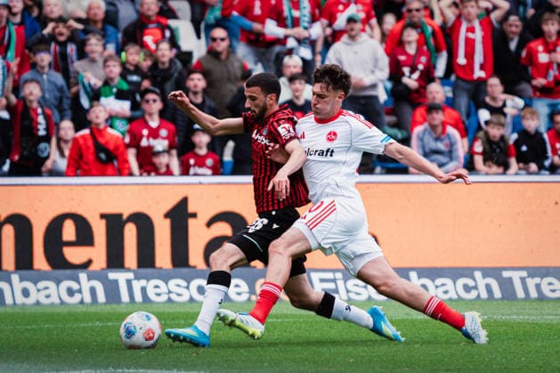 2. Bundesliga: Hannover 96 vs. 1. FC Nürnberg, 17.05.2026 Waniss TaÃ¯bi (Hannover 96, 26) gegen Javier Fernandez (1. FC Nürnberg, 20); Fußball, 2. Bundesliga, 34. Spieltag: Hannover 96 vs. 1. FC Nürnberg am 17.05.2026 in der Heinz von Heiden Arena, Hannover DFL REGULATIONS PROHIBIT ANY USE OF PHOTOGRAPHS AS IMAGE SEQUENCES AND OR QUASI-VIDEO.