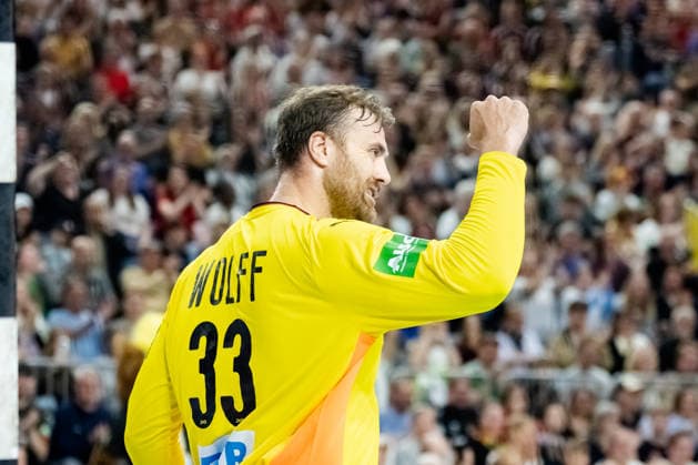Dortmund 17.05.2026, Handball, Herren, Länderspiel, Deutschland Dänemark Andreas Wolff (Deutschland, 33) jubelt nach einer Parade