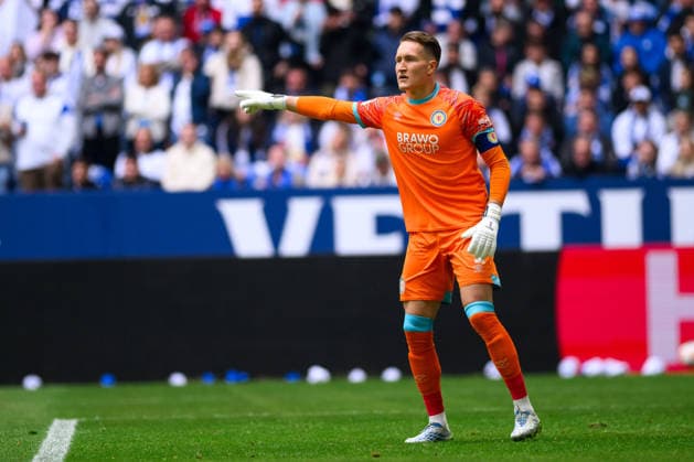 GELSENKIRCHEN, GERMANY - 17 MAY, 2026: Ron-Thorben Hoffmann, The 2.Bundesliga match FC Schalke 04 vs Eintracht Braunschweig at Veltins Arena  Copyright: xVitaliixKliuievx