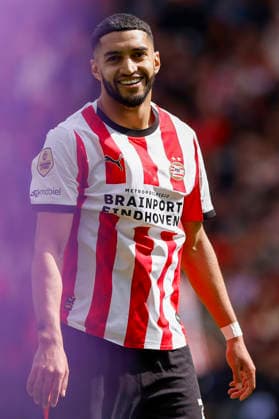 2026-05-17 PSV v FC Twente - Dutch Eredivisie EINDHOVEN, NETHERLANDS - MAY 17: Ismael Saibari of PSV during the Dutch Eredivisie match between PSV and FC Twente at Philips Stadion on May 17, 2026 in Eindhoven, Netherlands. Eindhoven Philips Stadion Netherlands Content not available for redistribution in The Netherlands directly or indirectly through any third parties. Copyright: xBenxGalx