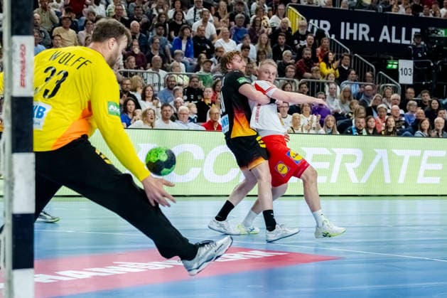 Dortmund 17.05.2026, Handball, Herren, Länderspiel, Deutschland Dänemark Andreas Wolff (Deutschland, 33) pariert einen Wurf