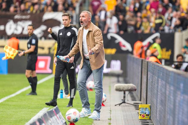 17.05.2026, xomx, Fussball 2.Bundesliga, Dynamo Dresden - Holstein Kiel v.l. Phil Harres (Holstein Kiel) (DFL DFB REGULATIONS PROHIBIT ANY USE OF PHOTOGRAPHS as IMAGE SEQUENCES and or QUASI-VIDEO) Dresden