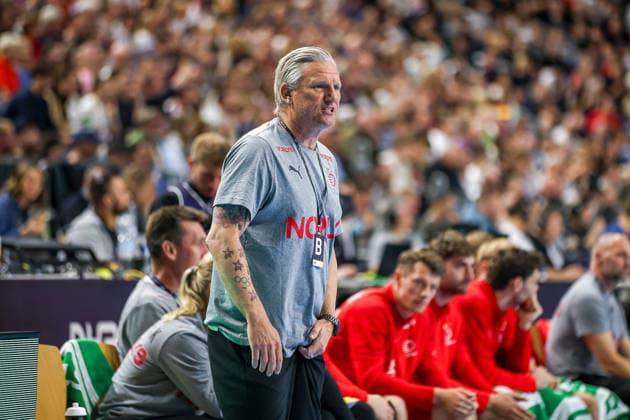 17.05.2026, xkwix, Handball, Länderspiel, Deutschland - Dänemark , Lanxess-Arena in Köln: Headcoach Keld Vilhelmsen (Denmark hc) Photo: xKamilxWilkowskixPressefotoKochx Nordrhein-Westfalen Deutschland