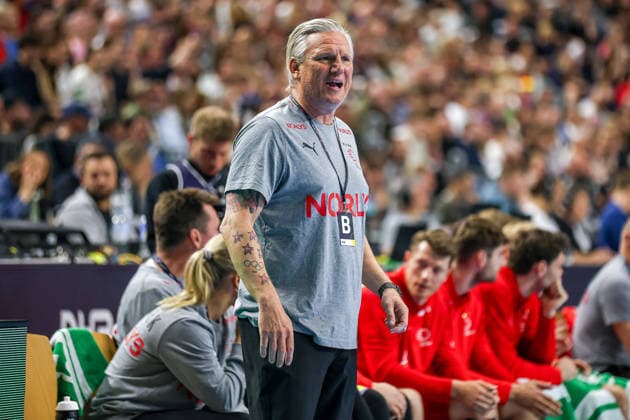 17.05.2026, xkwix, Handball, Länderspiel, Deutschland - Dänemark , Lanxess-Arena in Köln: Headcoach Nikolaj Jacobsen (Denmark hc) Photo: xKamilxWilkowskixPressefotoKochx Nordrhein-Westfalen Deutschland