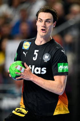 Koeln: Handball Laenderspiel - Deutschland - Daenemark Miro Schluroff (Deutschland) Koeln Lanxess Arena Deutschland
