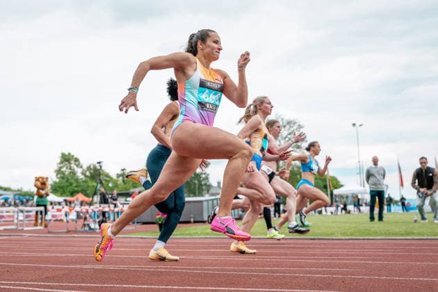 Rosina Schneider (TV Sulz, 150m Frauen, 668), GER, Leichtathletik, Athletics, Internationales KOST Laeufermeeting, Pliezhausen, 17.05.2026, GER, Leichtathletik, Athletics, Internationales KOST Laeufermeeting, Pliezhausen, 17.05.2026 Pliezhausen Copyright: xStefanxMayerx EP_SMR