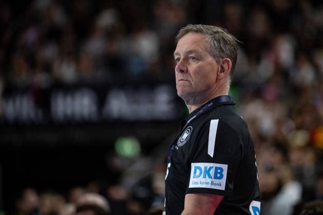 Mens Handball international match, Länderspiel, Nationalmannschaft Germany - Denmark. May 17, 2026 Alfred Gislason (Trainer Germany Deutschland); Mens Handball International Match, Germany - Denmark. May 17, 2026 Copyright: xBEAUTIFULxSPORTS Erlhofx
