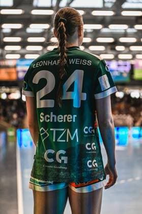 Szene mit Luisa Scherer (24; Frisch auf Göppingen Frauen) in der EWS Arena Szene mit Luisa Scherer (24; Frisch auf Göppingen Frauen)