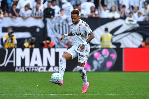 Santos x Coritiba SaO PAULO, SP - 17.05.2026: SANTOS X CORITIBA - Neymar Jr of Santos during the match between Santos x Coritiba, valid for the sixteenth round of the 2026 Brazilian Football Championship, this Sunday (17), at Neo Quimica Arena, SP. (Photo: Roberto Casimiro Fotoarena) x2944587x  RobertoxCasimiro