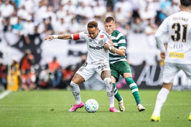 Brasileirao 2026: Santos vs. Coritiba SAO PAULO, BRAZIL - MAY 16: Neymar in the match between Santos and Coritiba, valid for the Sixteenth round of the Brasileirao 2026, this Sunday (17), at Neo Quimica Arena, SP, Brazil on May 17, 2026. Copyright: xJhonyxInacioxJhonyxInaciox
