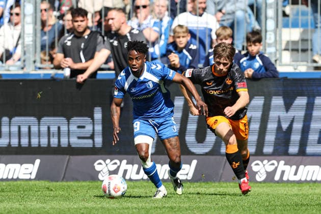 Lubambo Musonda (1. FC Magdeburg,19) - 2. Fußball Bundesliga Saison 2025-2026 1. FC Magdeburg vs. 1. FC Kaiserslautern in der Avnet Arena in Magdeburg - Aktion,Fußball,Mann,Männer,Deutschland,17.05.2026