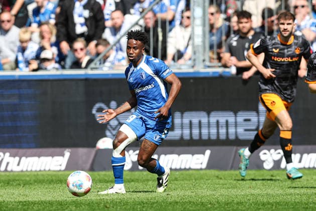 Lubambo Musonda (1. FC Magdeburg,19) - 2. Fußball Bundesliga Saison 2025-2026 1. FC Magdeburg vs. 1. FC Kaiserslautern in der Avnet Arena in Magdeburg - Aktion,Fußball,Mann,Männer,Deutschland,17.05.2026