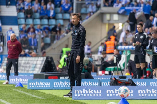 Deutschland: 2.Bundesliga, 34. Spieltag, Saison 2025 2026, 1.FC Magdeburg vs 1. FC Kaiserslautern Avnet Arena (Magdeburg) : Ibold Pascal (1. FC Magdeburg, Trainer)