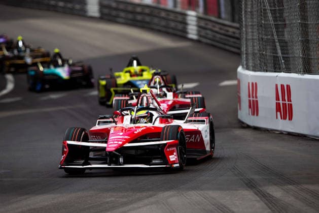 2026 FORMULA E MONACO ePRIX 01 ROWLAND Oliver (gbr), Nissan Formula E Team, Nissan e-4ORCE 05, action during the Monaco ePrix, 9th and 10th round of the 2025-26 ABB FIA Formula E World Championship, WM, Weltmeisterschaft on the Circuit de Monaco from Mai 16 to 17, 2026 in Monte-Carlo, Monaco -  Copyright: xJoaoxFilipex