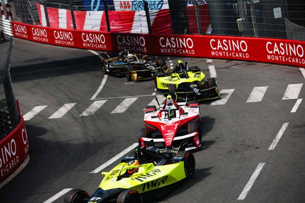 2026 FORMULA E MONACO ePRIX 01 ROWLAND Oliver (gbr), Nissan Formula E Team, Nissan e-4ORCE 05, action during the Monaco ePrix, 9th and 10th round of the 2025-26 ABB FIA Formula E World Championship, WM, Weltmeisterschaft on the Circuit de Monaco from Mai 16 to 17, 2026 in Monte-Carlo, Monaco -  Copyright: xJoaoxFilipex