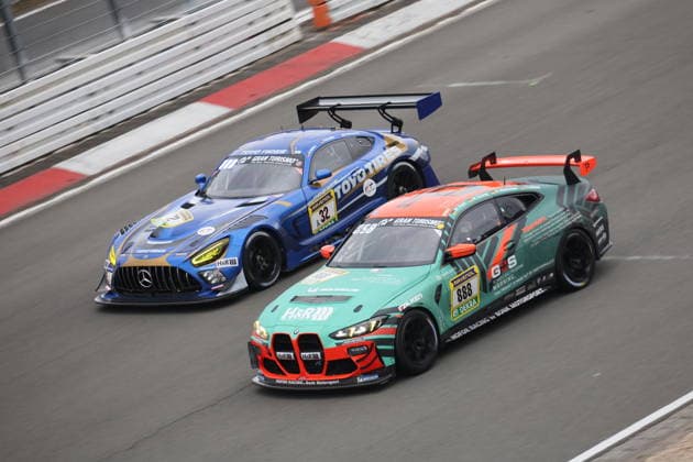 RECORD DATE NOT STATED 888 Michael Schrey (Wallenhorst GER) Max Partl (Oberhembach GER) Philip Wiskirchen (Euskirchen GER) Thorsten Wolter (Berlin GER). BMW M2 Racing, Team: Hofor Racing by Bonk Motorsport (CHF) und 32 Yuichi Nakayama (JAP) Andreas Guelden (Reiferscheid GER) Tim Sandler (Bochum GER), Mercedes-AMG GT3, Team: Toyo Racing with Ring Racing (GER) GER, Motorsport, 54. ADAC Ravenol 24H-Rennen Nuerburgring 2025, Rennen, Nuerburg, 17.05.2026 GER, Motorsport, 54. ADAC Ravenol 24H-Rennen Nuerburgring 2025, Rennen, Nuerburg, 17.05.2026 Nuerburg Copyright: xEibner-Pressefoto JuergenxAugstx EP_JAT