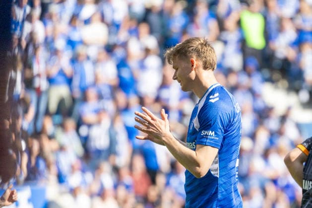 Deutschland: 2.Bundesliga, 34. Spieltag, Saison 2025 2026, 1.FC Magdeburg vs 1. FC Kaiserslautern Avnet Arena (Magdeburg) : Hercher Philipp (1. FC Magdeburg, 27)