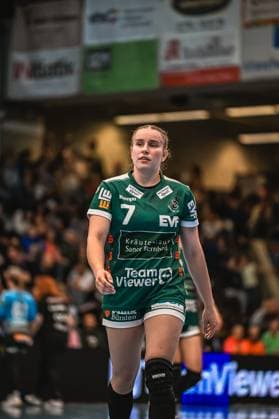 Szene mit Lea Watzl (7; Frisch auf Göppingen Frauen) in der EWS Arena Szene mit Lea Watzl (7; Frisch auf Göppingen Frauen)