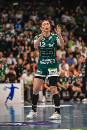 Szene mit Haruno Sasaki (32; Frisch auf Göppingen Frauen) Szene mit Haruno Sasaki (32; Frisch auf Göppingen Frauen)