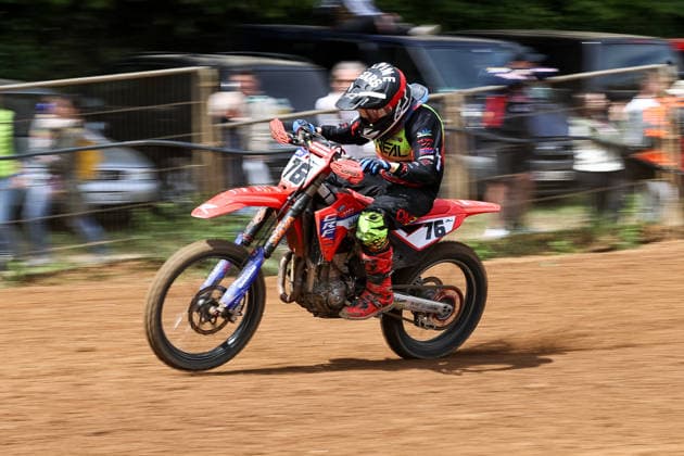Jan Osswald (76) Honda , Deutschland, Motorsport, ADAC Motocross Schopfheim 2026, Baden-Württembergische Motocross-Meisterschaft OPEN, 1. Lauf, 17.05.2026, Schopfheim Motocross Rennstrecke Deutschland Copyright: xGrantxHubbsx