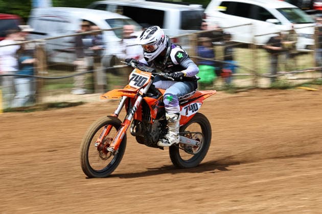 Dennis Leiner (740) KTM , Deutschland, Motorsport, ADAC Motocross Schopfheim 2026, Baden-Württembergische Motocross-Meisterschaft OPEN, 1. Lauf, 17.05.2026, Schopfheim Motocross Rennstrecke Deutschland Copyright: xGrantxHubbsx