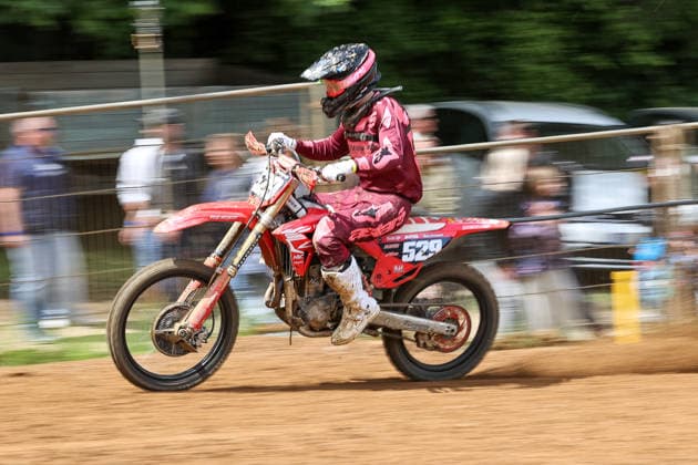 Marco Stradinger (529) Honda 250 , Deutschland, Motorsport, ADAC Motocross Schopfheim 2026, Baden-Württembergische Motocross-Meisterschaft OPEN, 1. Lauf, 17.05.2026, Schopfheim Motocross Rennstrecke Deutschland Copyright: xGrantxHubbsx