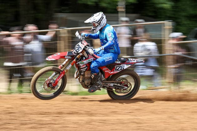 Moritz Schittenhelm (126) Ducati , Deutschland, Motorsport, ADAC Motocross Schopfheim 2026, Baden-Württembergische Motocross-Meisterschaft OPEN, 1. Lauf, 17.05.2026, Schopfheim Motocross Rennstrecke Deutschland Copyright: xGrantxHubbsx