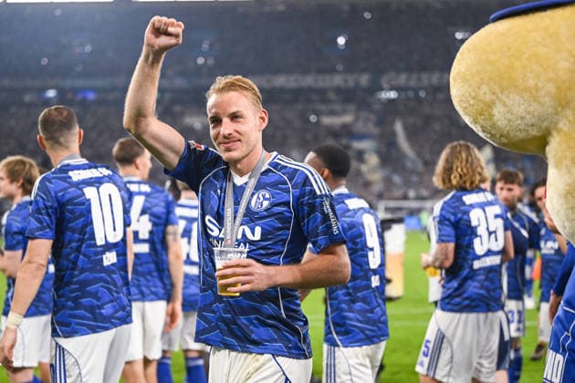 17.05.2026, Fussball, 2. Bundesliga, Saison 2025 2026, 34. Spieltag, FC Schalke 04 - Eintracht Braunschweig, Timo Becker (FC Schalke 04) xRHR-FOTO YYx