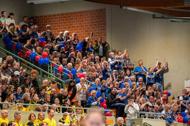 HSG Blomberg-Lippe (GER) vs. Borussia Dortmund (GER) Handball, 1. Handball Bundesliga Frauen, Finale, Spiel 1, 17.5.2026, Saision 2025 2026, Dortmund Fans der HSG Blomberg-Lippe (GER) Dortmund Sporthalle Wellinghofen Deutschland