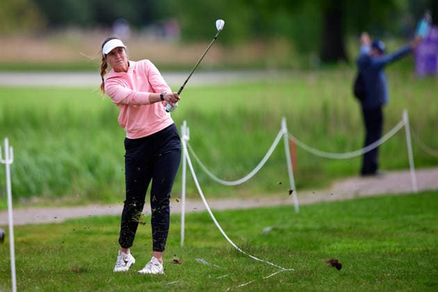 GER, Winsen (Luhe), Amundi German Masters, Ladies European Tour (LET), (14.05.-17.05.2026), Green Eagle Golf Courses, Round 4, Leonie Harm (Deutschland), Siegerin des AMUNDI German Masters, Runde 4, Samstag 17.05.2026,Runde 4, GER, Winsen (Luhe), Amundi German Masters, Ladies European Tour (LET), (14.05.-17.05.2026), Green Eagle Golf Courses, Copyright: xClaudiusxRauchx