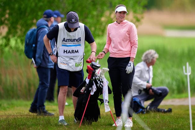 GER, Winsen (Luhe), Amundi German Masters, Ladies European Tour (LET), (14.05.-17.05.2026), Green Eagle Golf Courses, Round 4, Leonie Harm (Deutschland), Siegerin des AMUNDI German Masters, Runde 4, Samstag 17.05.2026,Runde 4, GER, Winsen (Luhe), Amundi German Masters, Ladies European Tour (LET), (14.05.-17.05.2026), Green Eagle Golf Courses, Copyright: xClaudiusxRauchx
