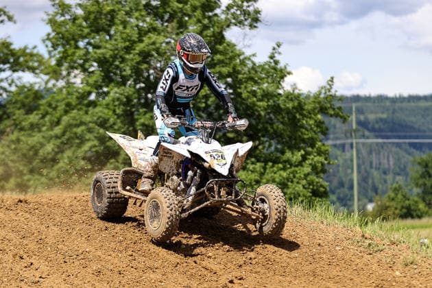 Jordi Niclas Gieler (526) DEU Yamaha , Deutschland, Motorsport, ADAC Motocross Schopfheim 2026, DMX Quad Deutsche Meisterschaft, 1. Lauf, 17.05.2026, Schopfheim Motocross Rennstrecke Deutschland Copyright: xGrantxHubbsx