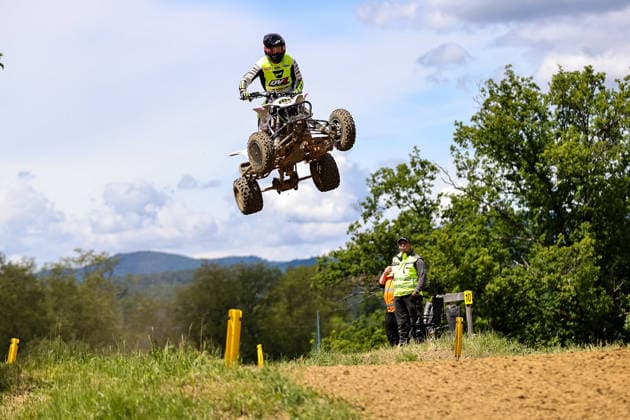 Manfred Zienecker (89) DEU Yamaha , Deutschland, Motorsport, ADAC Motocross Schopfheim 2026, DMX Quad Deutsche Meisterschaft, 1. Lauf, 17.05.2026, Schopfheim Motocross Rennstrecke Deutschland Copyright: xGrantxHubbsx