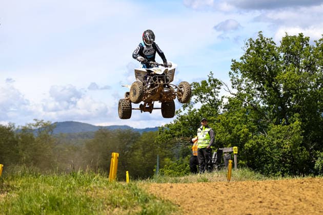 Jordi Niclas Gieler (526) DEU Yamaha , Deutschland, Motorsport, ADAC Motocross Schopfheim 2026, DMX Quad Deutsche Meisterschaft, 1. Lauf, 17.05.2026, Schopfheim Motocross Rennstrecke Deutschland Copyright: xGrantxHubbsx