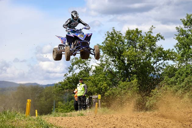 Matteo Stiller (35) DEU Yamaha , Deutschland, Motorsport, ADAC Motocross Schopfheim 2026, DMX Quad Deutsche Meisterschaft, 1. Lauf, 17.05.2026, Schopfheim Motocross Rennstrecke Deutschland Copyright: xGrantxHubbsx