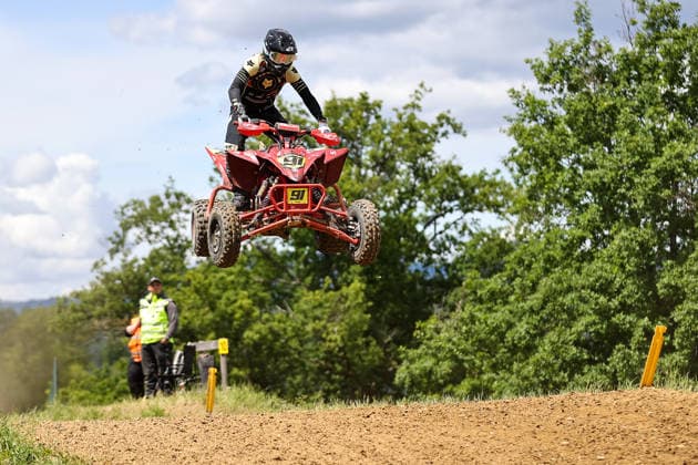 Adam Tucek (91) CZE Yamaha , Deutschland, Motorsport, ADAC Motocross Schopfheim 2026, DMX Quad Deutsche Meisterschaft, 1. Lauf, 17.05.2026, Schopfheim Motocross Rennstrecke Deutschland Copyright: xGrantxHubbsx