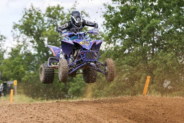 Matteo Stiller (35) DEU Yamaha , Deutschland, Motorsport, ADAC Motocross Schopfheim 2026, DMX Quad Deutsche Meisterschaft, 1. Lauf, 17.05.2026, Schopfheim Motocross Rennstrecke Deutschland Copyright: xGrantxHubbsx