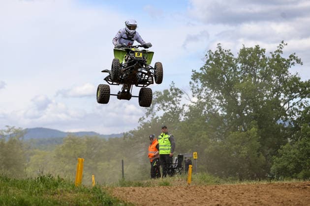 Paul-Heinz Steinberg (9) DEU Yamaha , Deutschland, Motorsport, ADAC Motocross Schopfheim 2026, DMX Quad Deutsche Meisterschaft, 1. Lauf, 17.05.2026, Schopfheim Motocross Rennstrecke Deutschland Copyright: xGrantxHubbsx