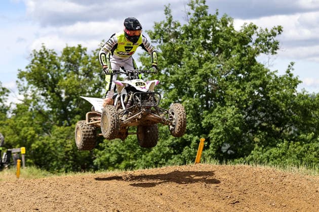 Manfred Zienecker (89) DEU Yamaha , Deutschland, Motorsport, ADAC Motocross Schopfheim 2026, DMX Quad Deutsche Meisterschaft, 1. Lauf, 17.05.2026, Schopfheim Motocross Rennstrecke Deutschland Copyright: xGrantxHubbsx
